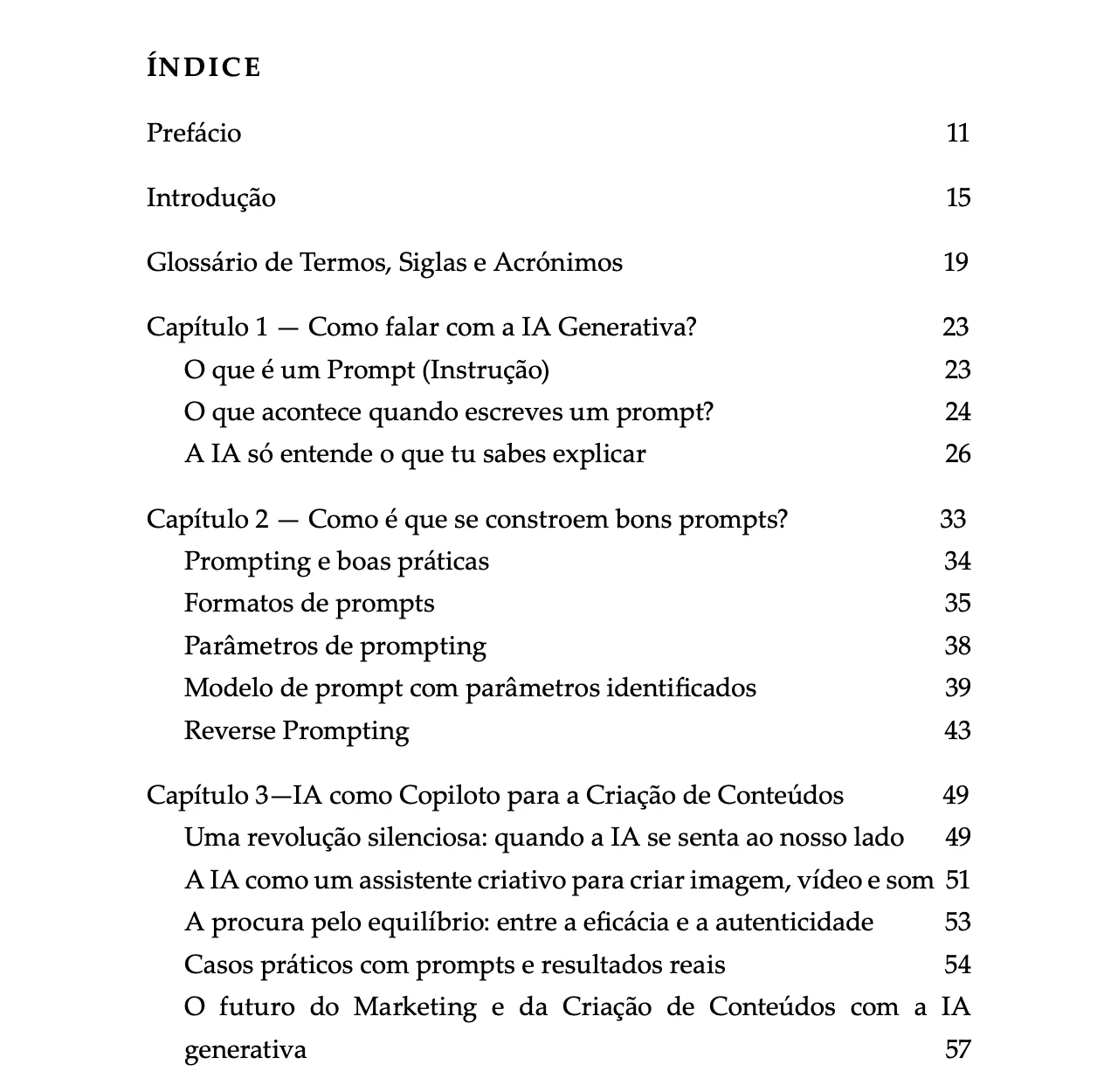 Índice do livro IA como Copiloto